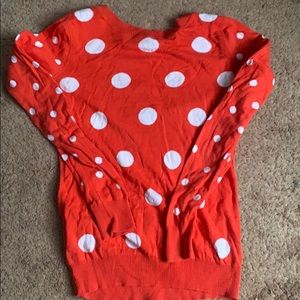 Express Polka dot sweater